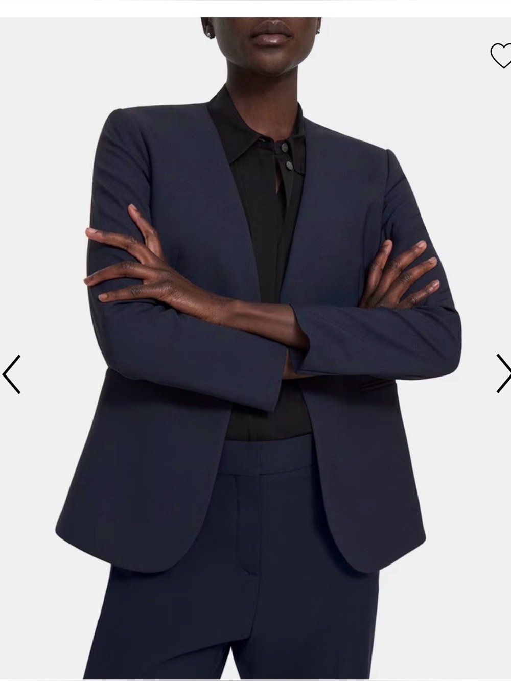 Theory NWT Women's Lindrayia Navy Blazer & Pants Suit Size 16